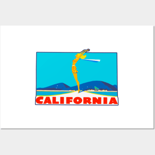 Vintage California Decal Posters and Art